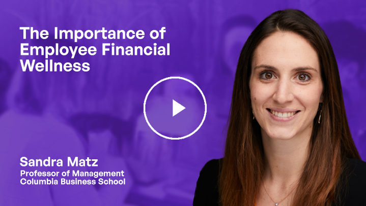 Sandra Matz discusses financial wellness